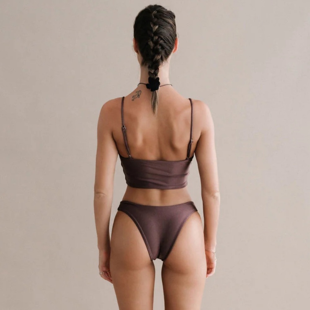 ARC SWIM TOP - ESPRESSO Nolla swim - Picture 2 of 6